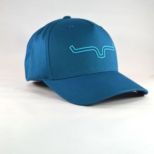 Kimes Ranch Fitted Weld Horns Hat - Ink Blue